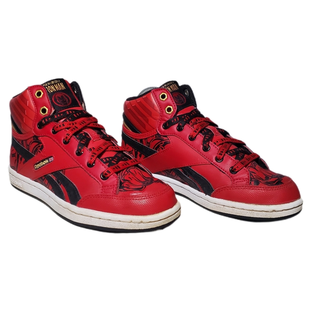 Reebok Kids Red and Black Sneakers